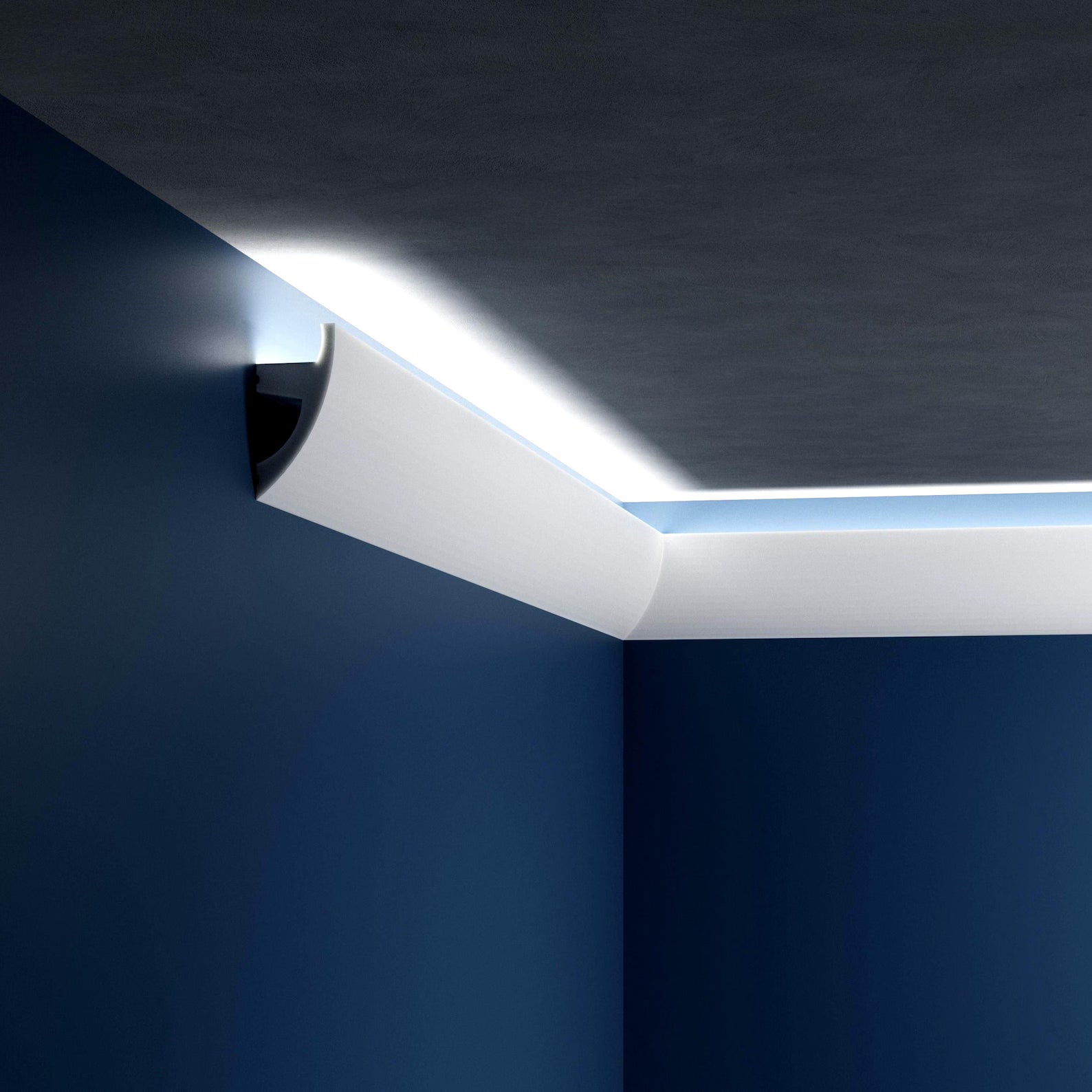 crown moulding with led light ceiling