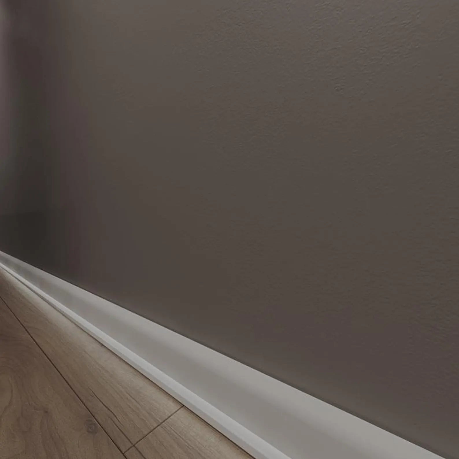 LED Baseboard Milan Urban Edge White Polymer 240 cm