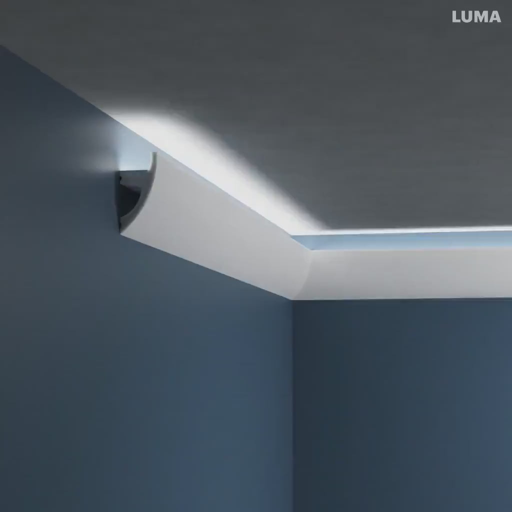 crown moulding with led light ceiling