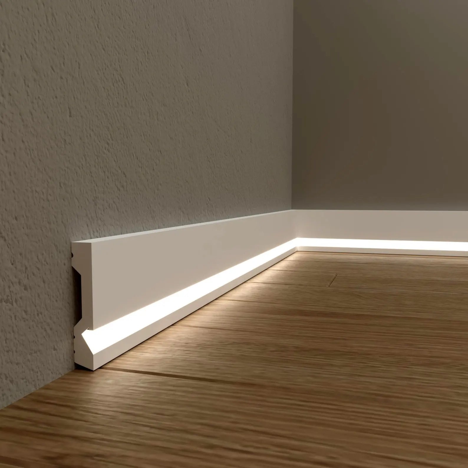 Baseboard Led Home LED Baseboard Florence Classic White Polymer – MAGHomeDesigns