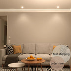 crown moulding with led light ceiling
