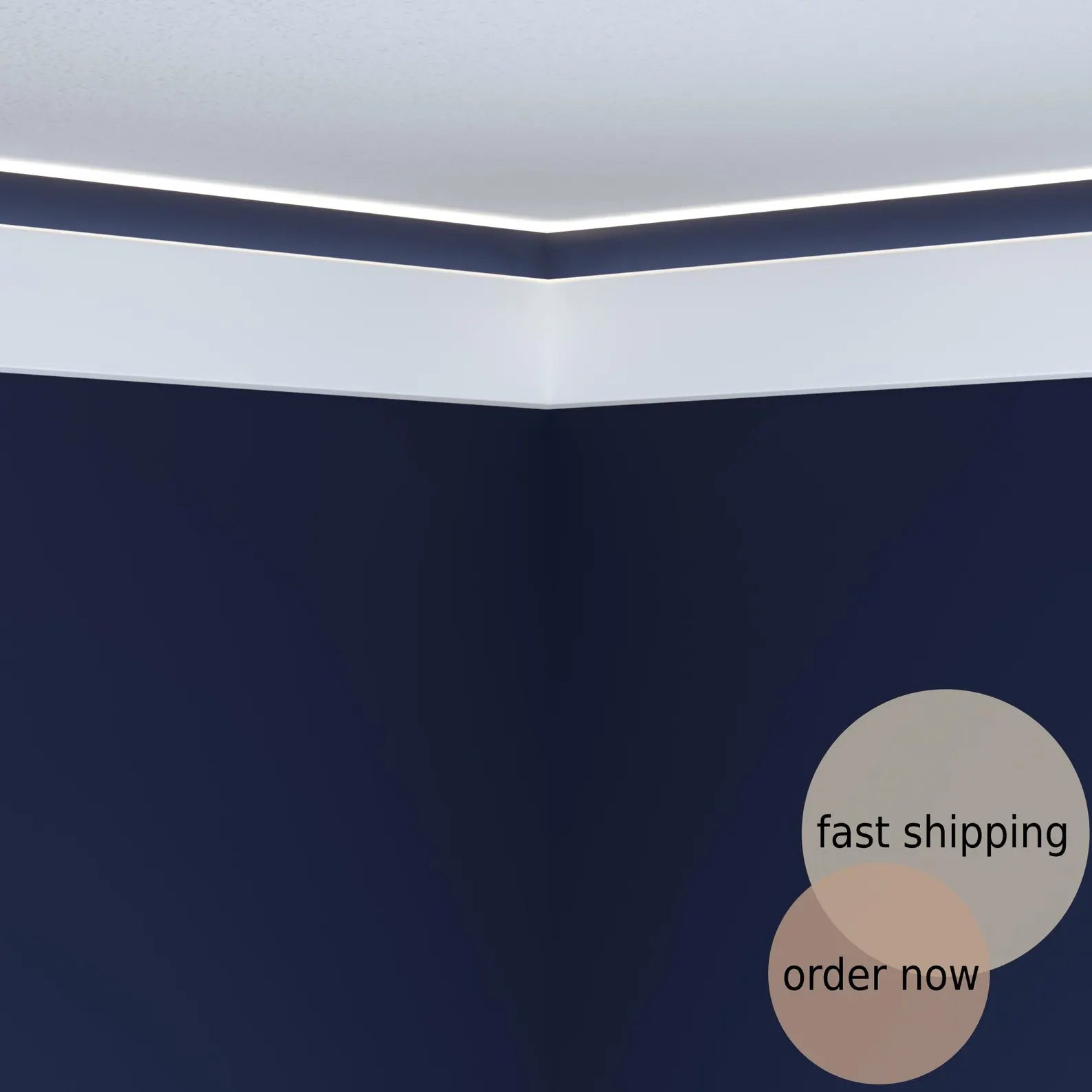 crown moulding with led light ceiling