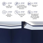 LED Crown Moulding Rome Timeless White Polymer 240 cm