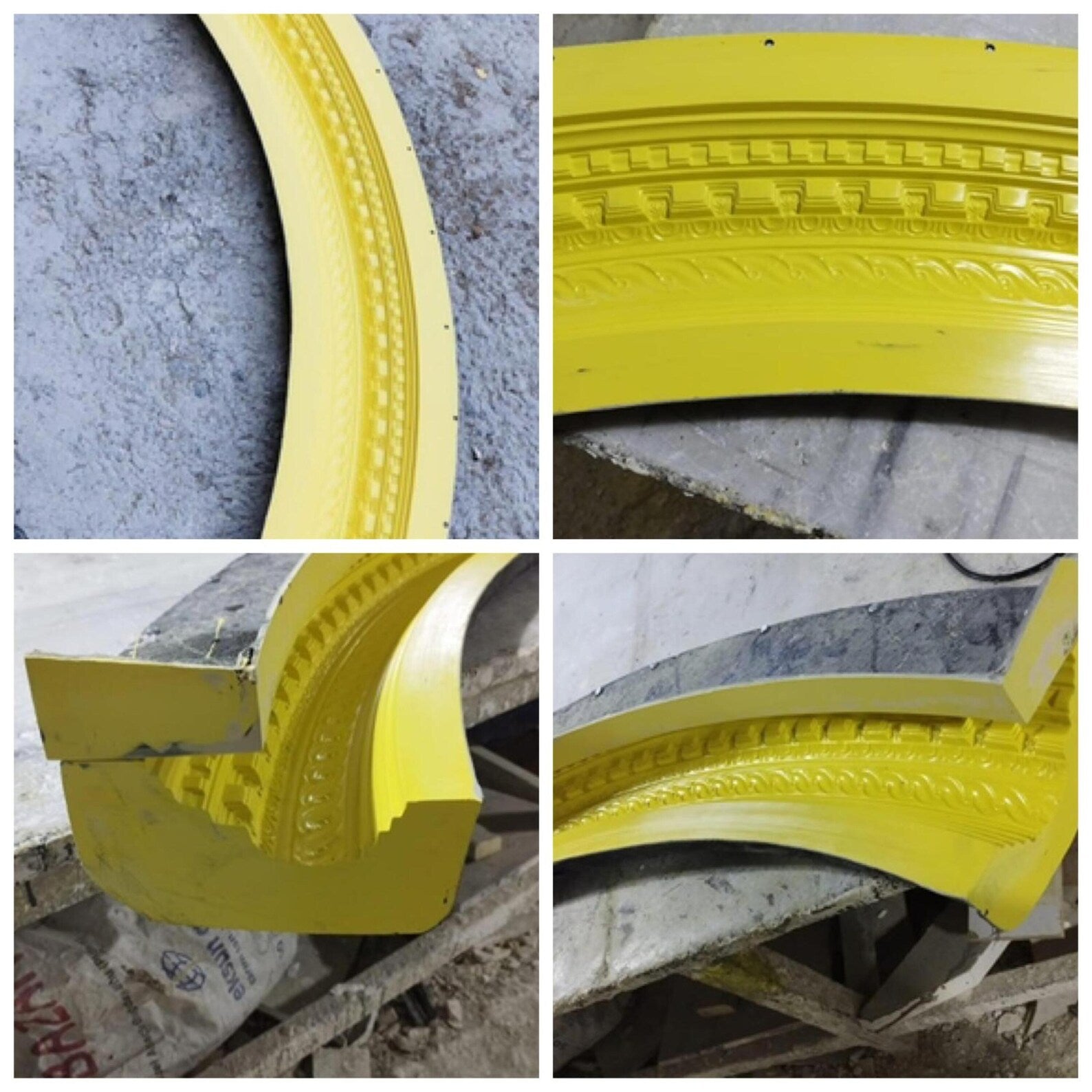 LED Ceiling Ring Plaster Athens Luxe Customizable