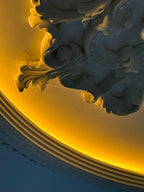 LED Ceiling Ring Plaster Athens Luxe Customizable