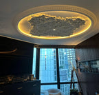 LED Ceiling Ring Plaster Athens Luxe Customizable
