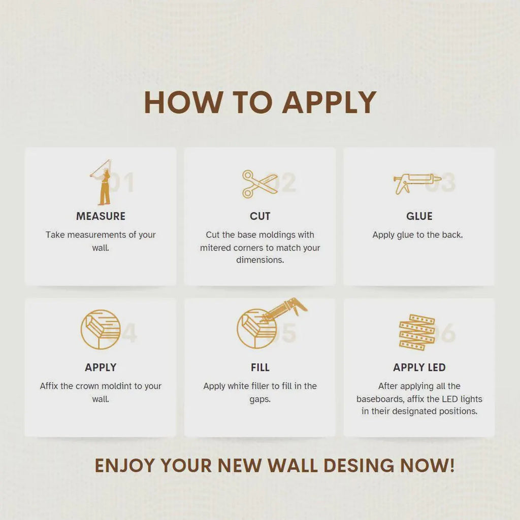 Colored LED Baseboards Dubai GoldLine (Add RAL-code)