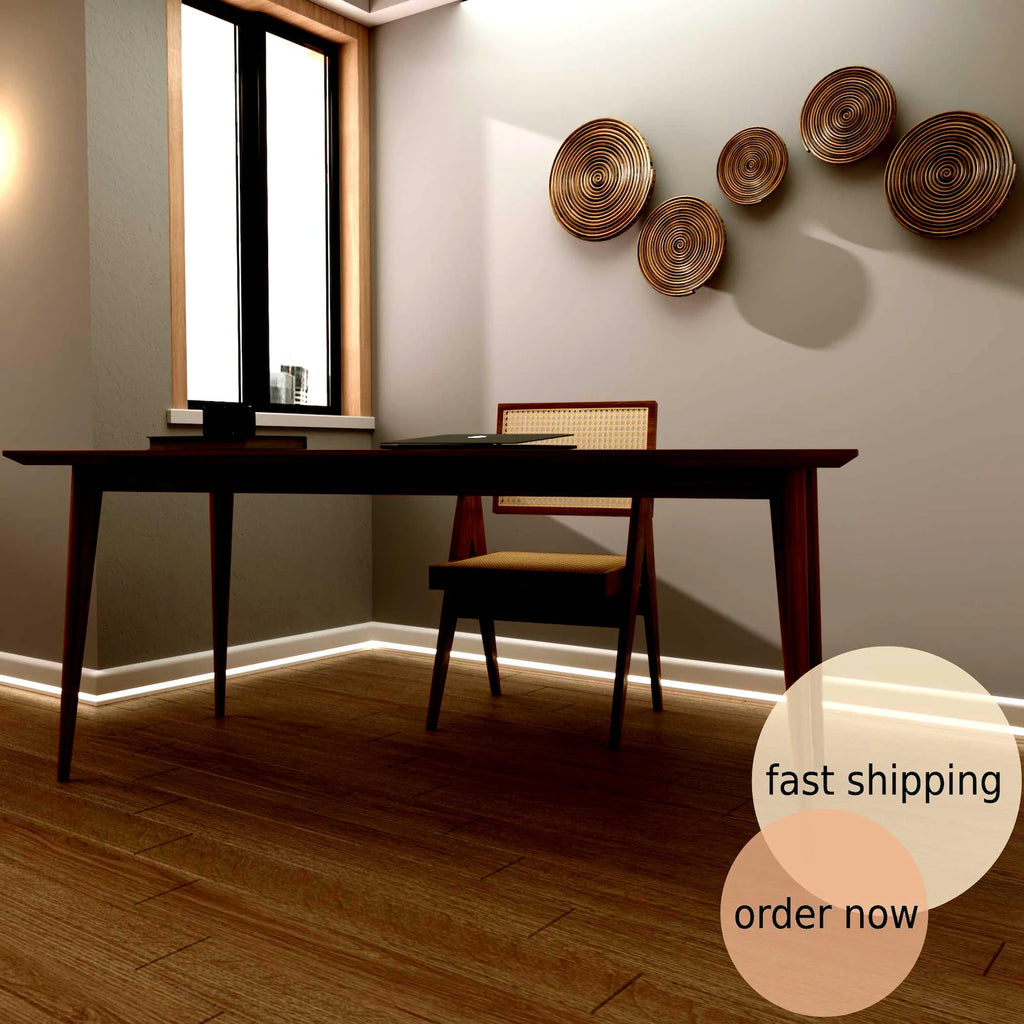 LED Baseboard Istanbul Palace White Polymer 240 cm