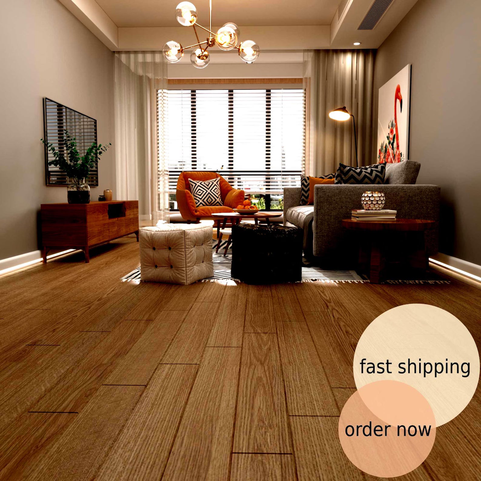 LED Baseboard Istanbul Palace White Polymer 240 cm