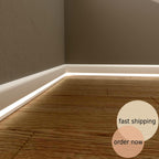 LED Baseboard Istanbul Palace White Polymer 240 cm