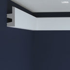 crown moulding with led light ceiling