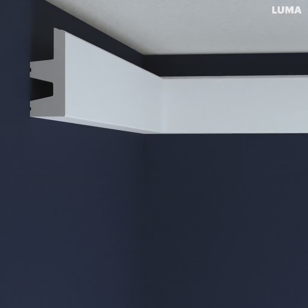 crown moulding with led light ceiling